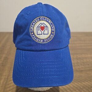 Fisher House Cleveland Adjustable Ball Cap Dad Hat Strapback Blue Embroidered
